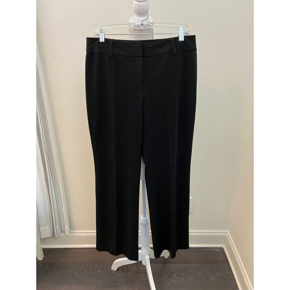 Alfani Petite Alfani Straight Leg Pants Alfani Women's Curvy Fit Cropped Pant  Black Alfani Womens Mid-